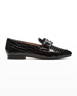 Bristol Chain Embossed Loafers