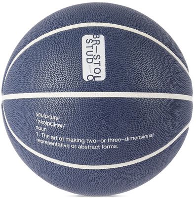 Bristol Studio SSENSE Exclusive Navy Pebbled Basketball