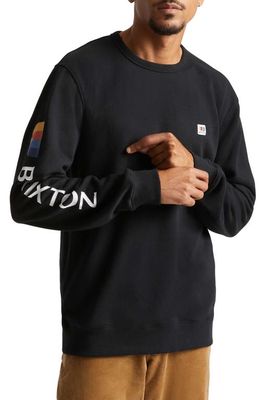 Brixton Alton Crewneck Sweatshirt in Black