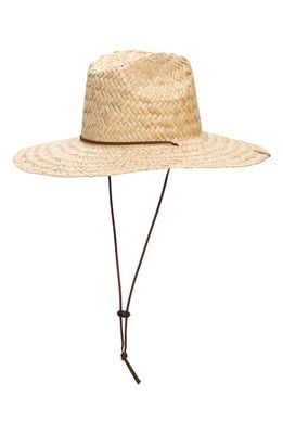 Brixton Bells II Straw Sun Hat in Tan/tan