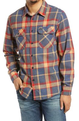 Brixton Bowery Button-Up Shirt in Red