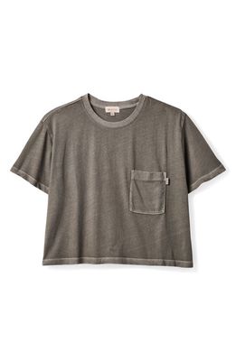 Brixton Carefree Organic Cotton Pocket T-Shirt in Washed Black