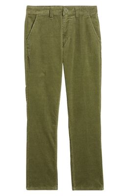 Brixton Choice Corduroy Pants in Olive Surplus Cord