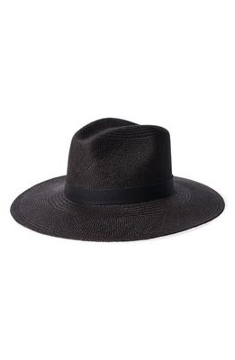 Brixton Harper Straw Hat in Coronado Black