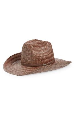 Brixton Houston Straw Cowboy Hat in Toffee