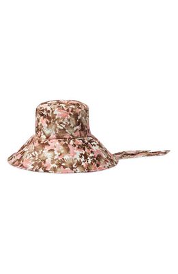 Brixton Jasper Packable Bucket Hat in Pink Nectar