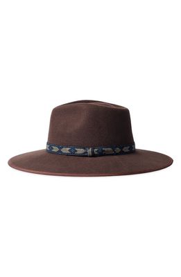Brixton Jo Felted Wool Rancher Hat in Deep Brown