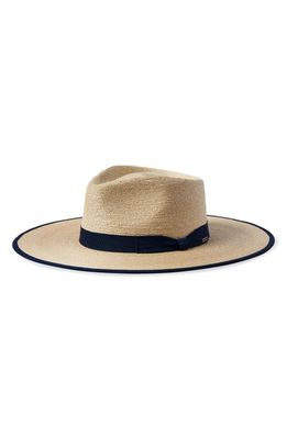 Brixton Jo Straw Rancher Hat in Natural/Beige