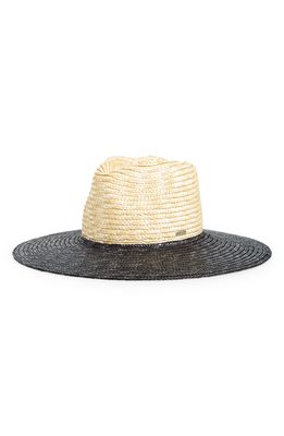 Brixton Joanna Festival Straw Hat in Black/Honey