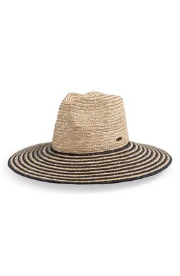 Brixton Joanna Festival Straw Hat in Smoke Grey/Black