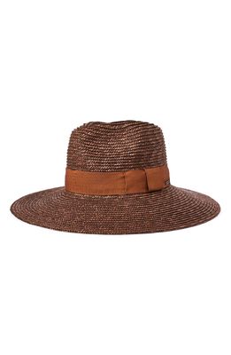 Brixton Joanna Straw Hat in Brown/Caramel