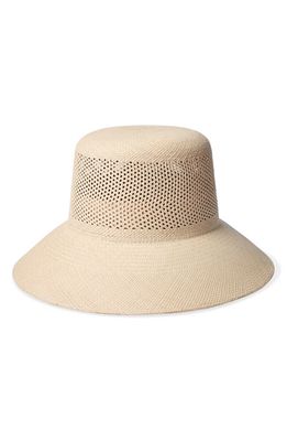 Brixton Lopez Straw Bucket Hat in Catalina Sand
