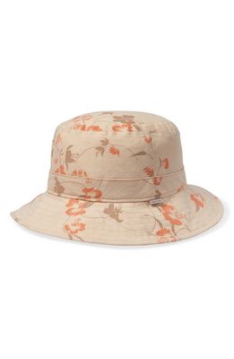 Brixton Petra Packable Bucket Hat in Whitecap/Whitecap