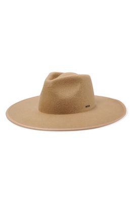 Brixton Santiago Felted Wool Rancher Hat in Sand
