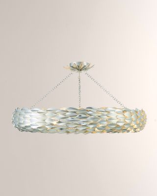 Broche 8-Light Antiqued Silver Ceiling Mount