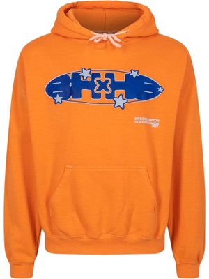 Brockhampton Holiday logo-embroidered hoodie - Orange
