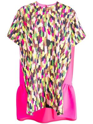 Brøgger Lily printed panelled dress - Multicolour