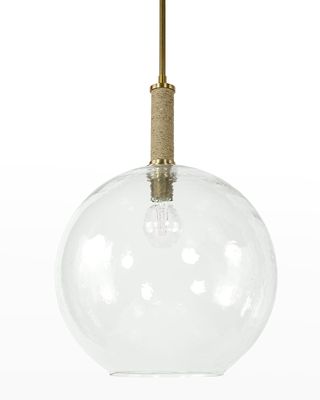 Bronson Large Globe Glass Pendant Light