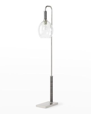 Bronson Pewter Floor Lamp