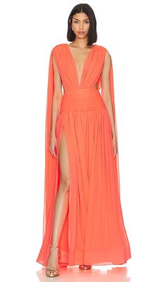 Bronx and Banco Japera Sleeveless Gown in Coral