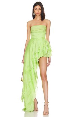 Bronx and Banco Tulum Neon Gown in Green