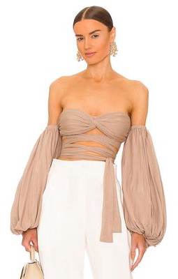 Bronx and Banco x REVOLVE Leah Top in Beige