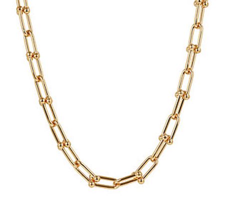 Bronzo Italia 18" Bold Paperclip Link Necklace