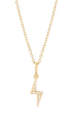 Brook and York Adeline Bolt Pendant Necklace in Gold 