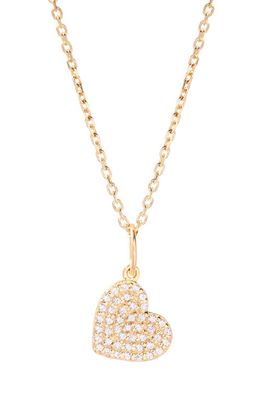 Brook and York Adeline Heart Pendant Necklace in Gold 