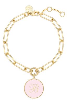 Brook and York Callie Initial Pendant Bracelet in Gold B