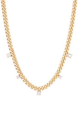Brook and York Cece Crystal Collar Necklace in Gold