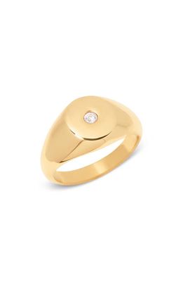 Brook and York Cecilia Signet Ring in Gold