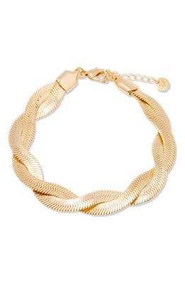 Brook and York Haven Snake Chain Bracelet in Gold 