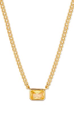 Brook and York Jane Birthstone Pendant Necklace in Gold - November 