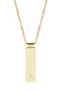 Brook and York Maisie Initial Pendant Necklace in Gold A