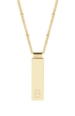 Brook and York Maisie Initial Pendant Necklace in Gold B