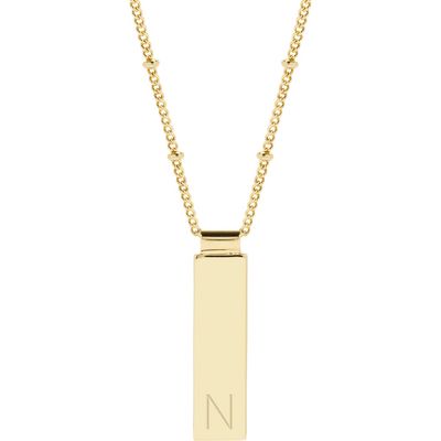 Brook and York Maisie Initial Pendant Necklace in Gold N 