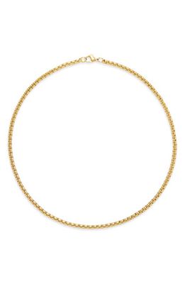 Brook and York Men's Box Chain Necklace in Gold