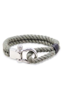 Brook and York Men's Chadwick Nautical Rope Bracelet in Silver
