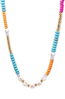 Brook and York Paloma Beaded Necklace in Gold/Multi 