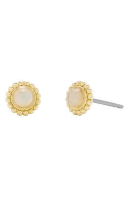 Brook and York Pippa Opalite Stud Earrings in Gold