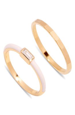Brook and York Posie Assorted Set of 2 Rings in Gold