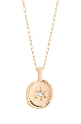 Brook and York Sadie Star Crystal Pendant Necklace in Gold