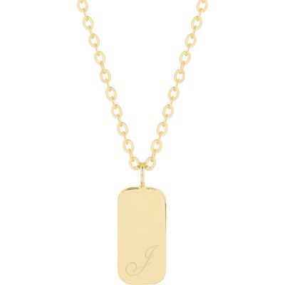 Brook and York Sloan Initial Pendant Necklace in Gold J 