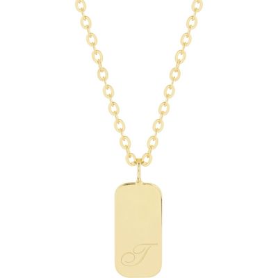 Brook and York Sloan Initial Pendant Necklace in Gold T 