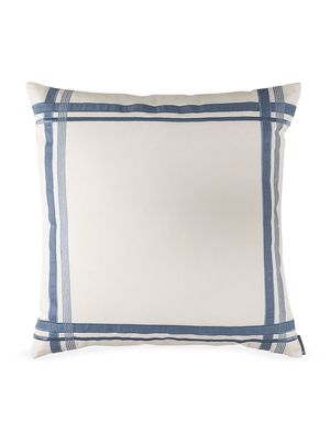 Brook Oliver Euro Pillow - White Seaglass - White Seaglass