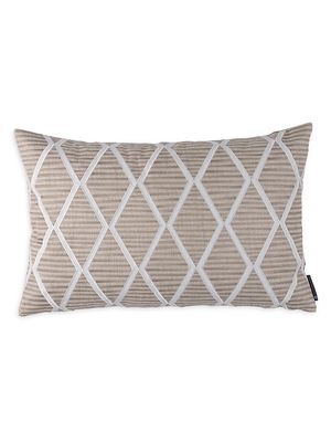 Brook Rectangular Pillow - Natural And White - Size Small - Natural And White - Size Small