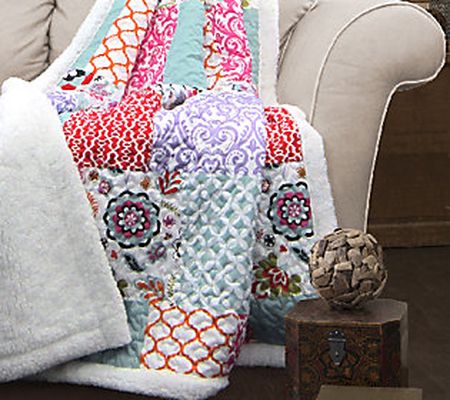 Brookdale Sherpa Throw Blanket by Lush Decor