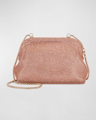 Brooke Small Embellished Mesh Clutch Bag