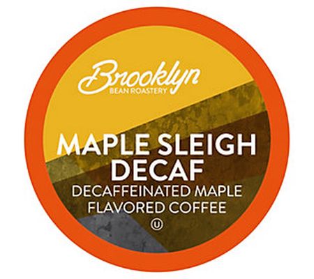 Brooklyn Beans 40-Count Maple Sleigh Decaf Coff ee Pods